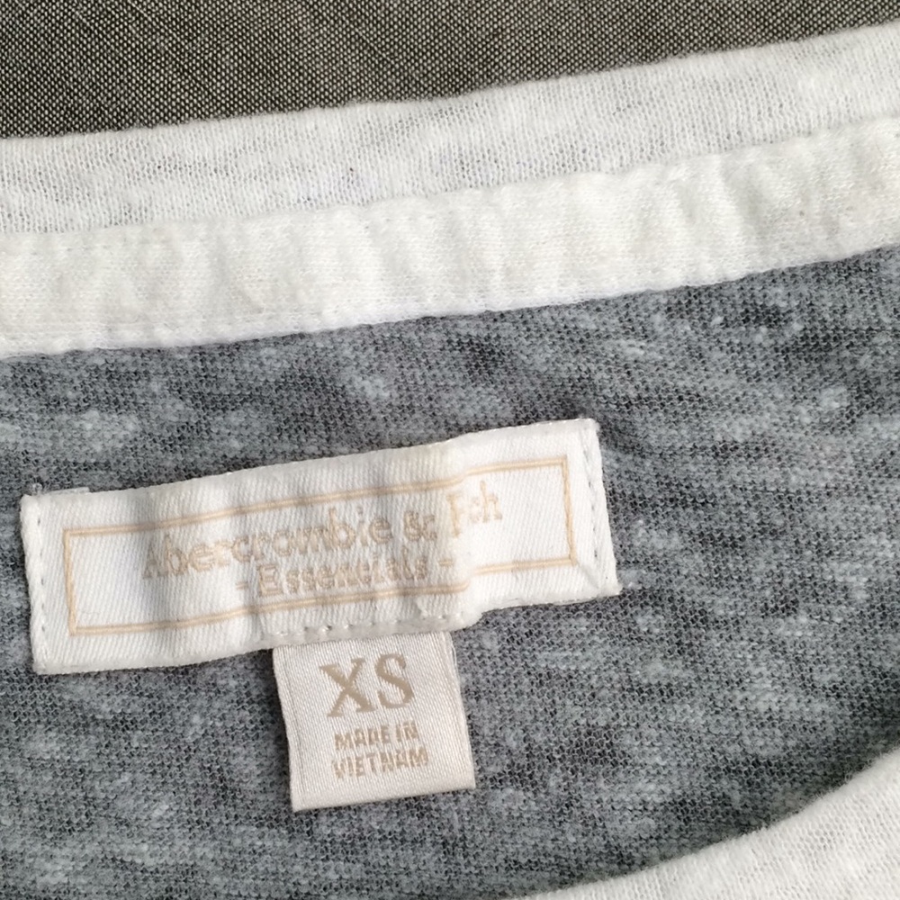 Gray baseball tee